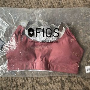 Figs Xs mauve sports bra NIB